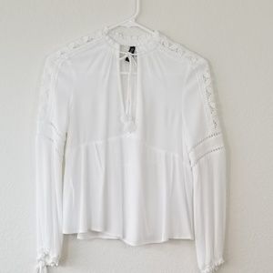 Lace Trim Blouse